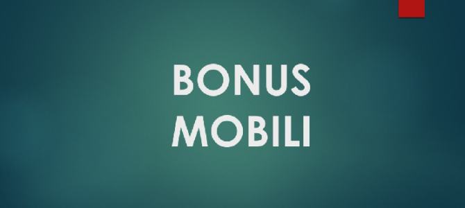 Bonus Mobili